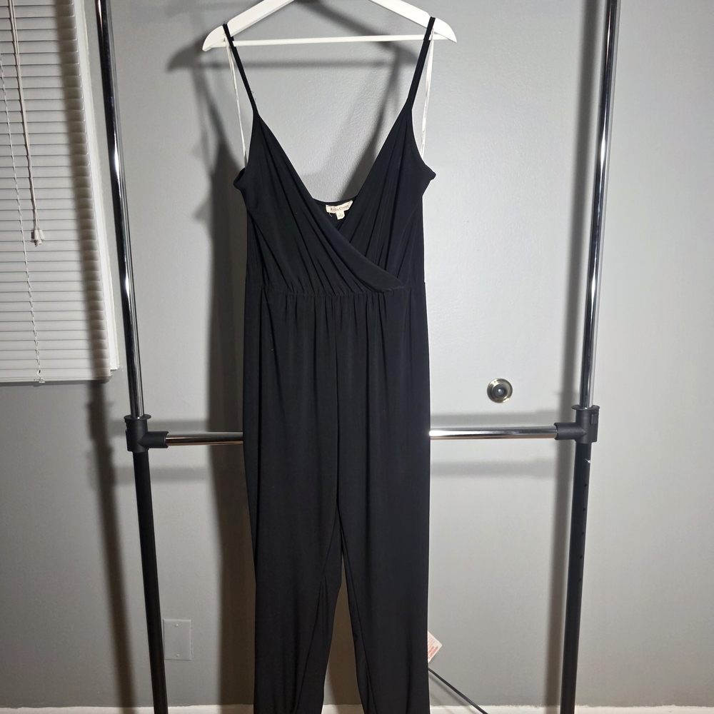 Rolla Coster Classic Black V-Neck Jumpsuit